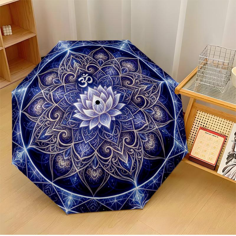 Purple Lotus Printed umbrella windproof folding umbrella portable sun and rain umbrella suitable for gifting
Purple Lotus Printed umbrella windproof folding umbrella portable sun and rain umbrella suitable for gifting
