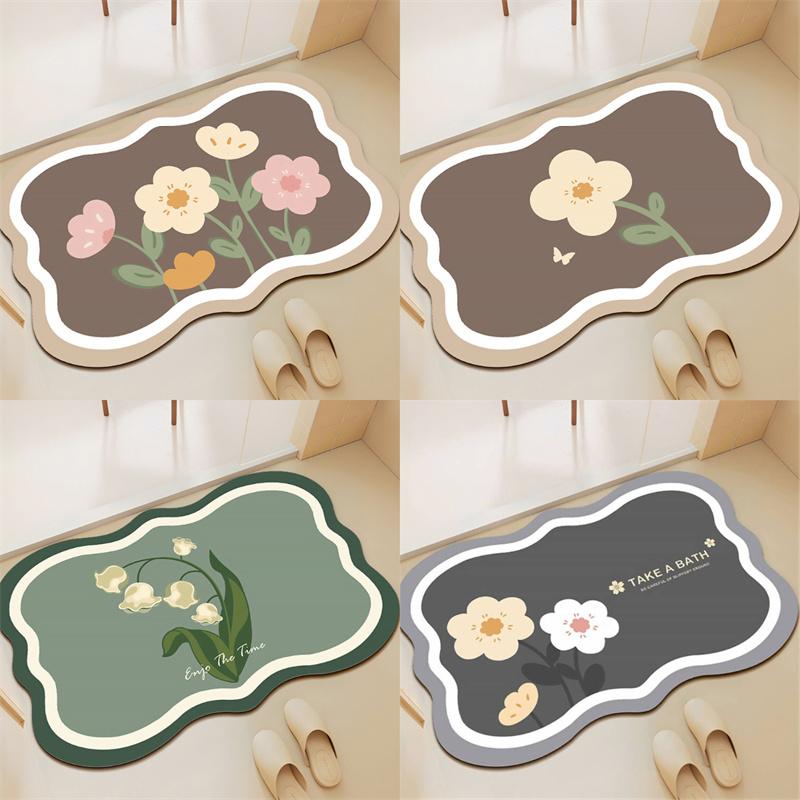Diatom Mud Bathroom Carpet Flowers 40X60Cm Floor Mat Bedside Floor Mat Kawaii Bath Mat Rug Anti-Slip Door Mat For Living Room коричневый
Diatom Mud Bathroom Carpet Flowers 40X60Cm Floor Mat Bedside Floor Mat Kawaii Bath Mat Rug Anti-Slip Door Mat For Living Room коричневый