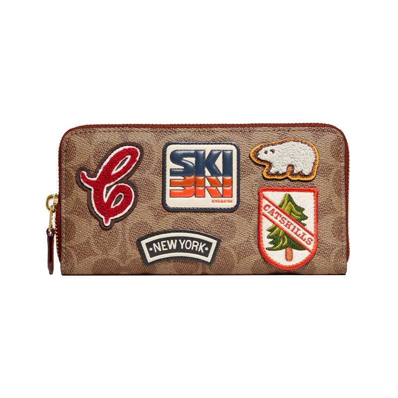 COACH Accordion Zip 20 Presbyopia Retro Comic Applique Zipper Long Canvas with Leather Accordion Wallet Women s Brown коричневий
COACH Accordion Zip 20 Presbyopia Retro Comic Applique Zipper Long Canvas with Leather Accordion Wallet Women s Brown коричневий