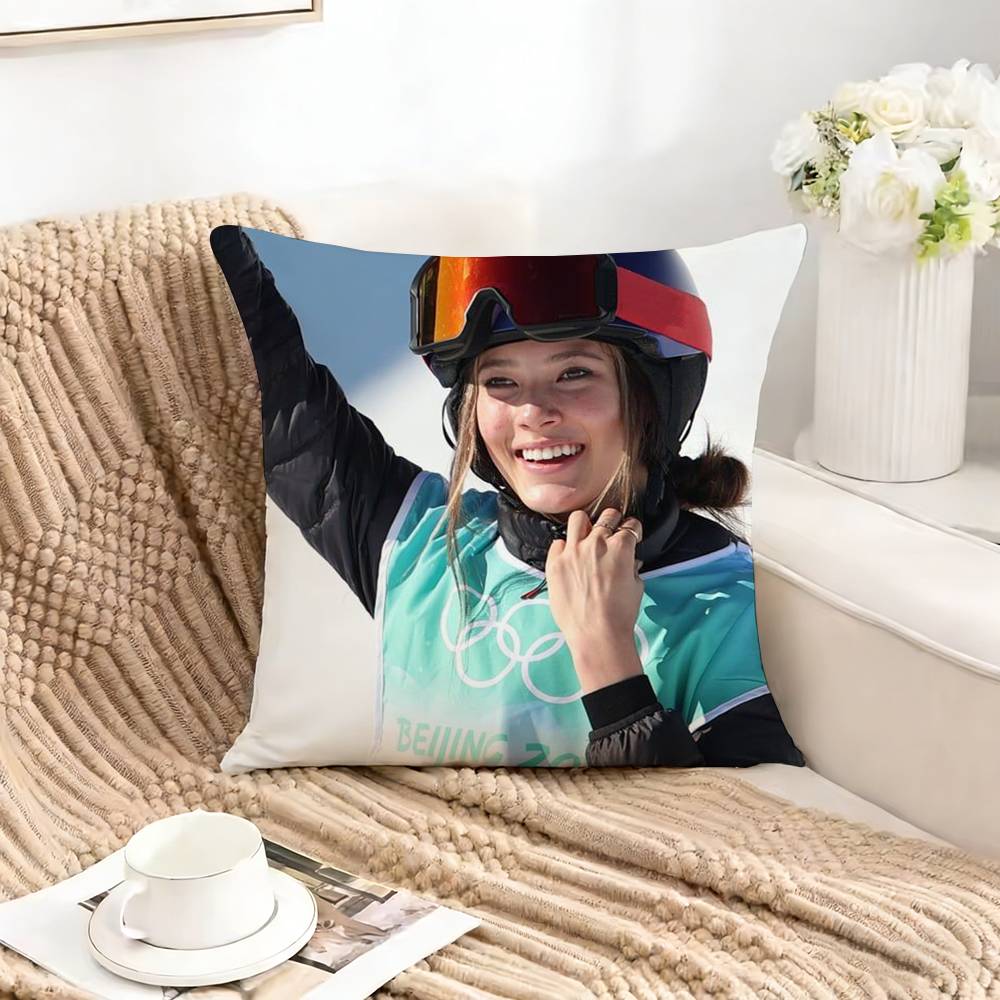 COOL Girl EEileen GGuEG Pillow Case Square DoubleSided Sofa Cushion Cover Bedroom Bedside Pillow 30X30cm
COOL Girl EEileen GGuEG Pillow Case Square DoubleSided Sofa Cushion Cover Bedroom Bedside Pillow 30X30cm