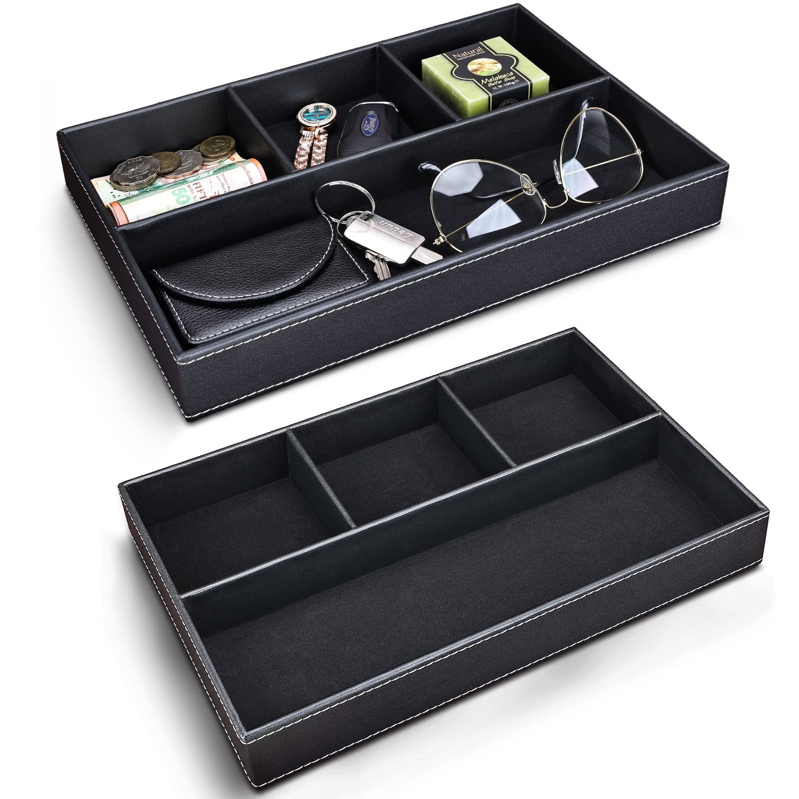 Richblue Storage Small Item Tabletop Drawer PU Leather Desk Drawer Organizing Desk Small Item Key Entryway Storage Stylish Tray, Holder, Tray, Tray,
Richblue Storage Small Item Tabletop Drawer PU Leather Desk Drawer Organizing Desk Small Item Key Entryway Storage Stylish Tray, Holder, Tray, Tray,