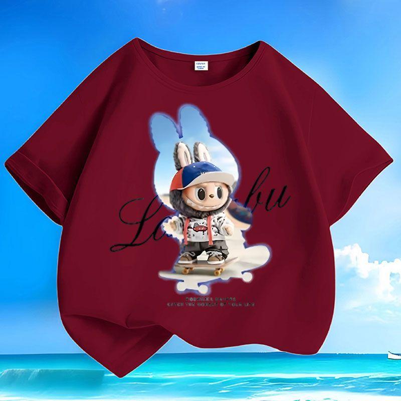 Children s Pure Cotton Fashionable and Cute T-shirt, Summer Round-neck Short-sleeved Top for Boys and Girls 160
Children s Pure Cotton Fashionable and Cute T-shirt, Summer Round-neck Short-sleeved Top for Boys and Girls 160