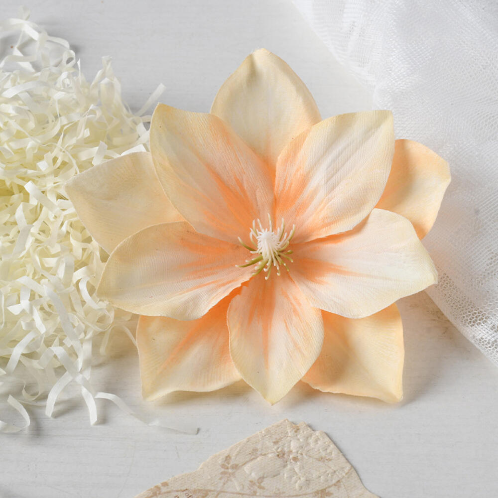 3D Realistic Glued Clematis Flower Head with Wire Stem, Artificial Fake Floral Design, For DIY Hairpin Headdress Wedding & Gift шампанського
3D Realistic Glued Clematis Flower Head with Wire Stem, Artificial Fake Floral Design, For DIY Hairpin Headdress Wedding & Gift шампанського