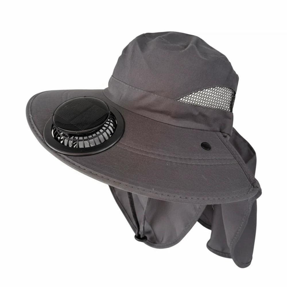 Long-lasting Solar Rechargeable Fan Hat Adjustable Wide Brim Fan Hat Summer темно серый
Long-lasting Solar Rechargeable Fan Hat Adjustable Wide Brim Fan Hat Summer темно серый