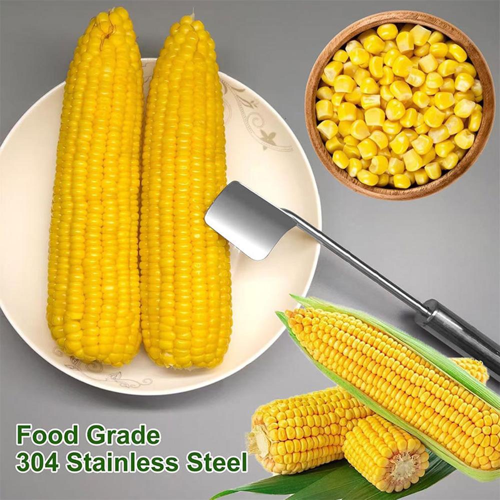 Stainless Steel Corn Cob Husker Manual Corn Stripper Ergonomic Corn Stripping Shovel (No FDA,BPA Free) Type A
Stainless Steel Corn Cob Husker Manual Corn Stripper Ergonomic Corn Stripping Shovel (No FDA,BPA Free) Type A