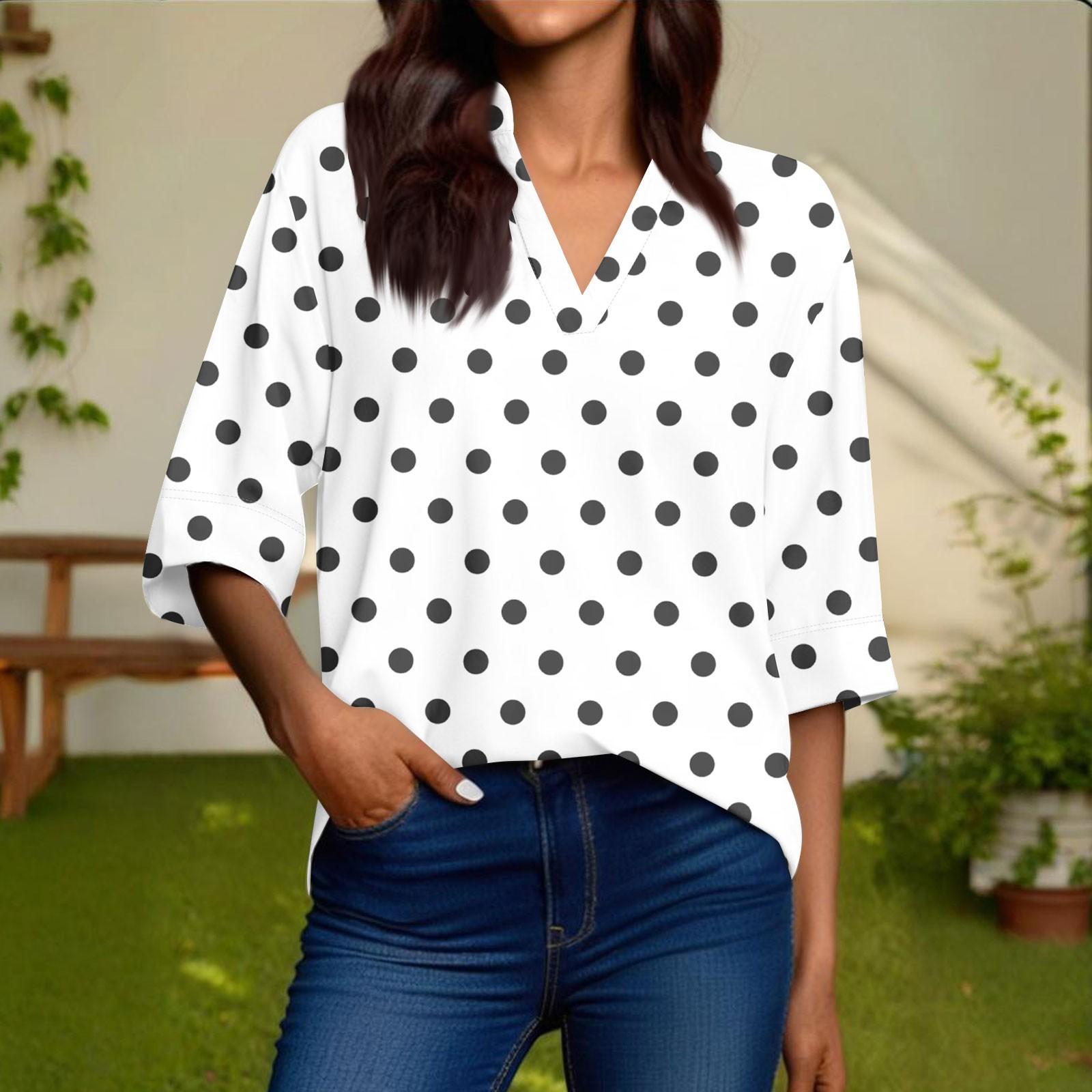 Жіноча модна повсякденна сорочка з V-подібним вирізом рукав 3/4 пуловер топ XL білий
Жіноча модна повсякденна сорочка з V-подібним вирізом рукав 3/4 пуловер топ XL білий