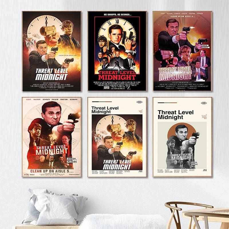 Threat Level Midnight Movie Poster The Office Michael Scott Canvas Painting Classial Picture for Living Room Home Decor 21cm×30cm NoFrame
Threat Level Midnight Movie Poster The Office Michael Scott Canvas Painting Classial Picture for Living Room Home Decor 21cm×30cm NoFrame