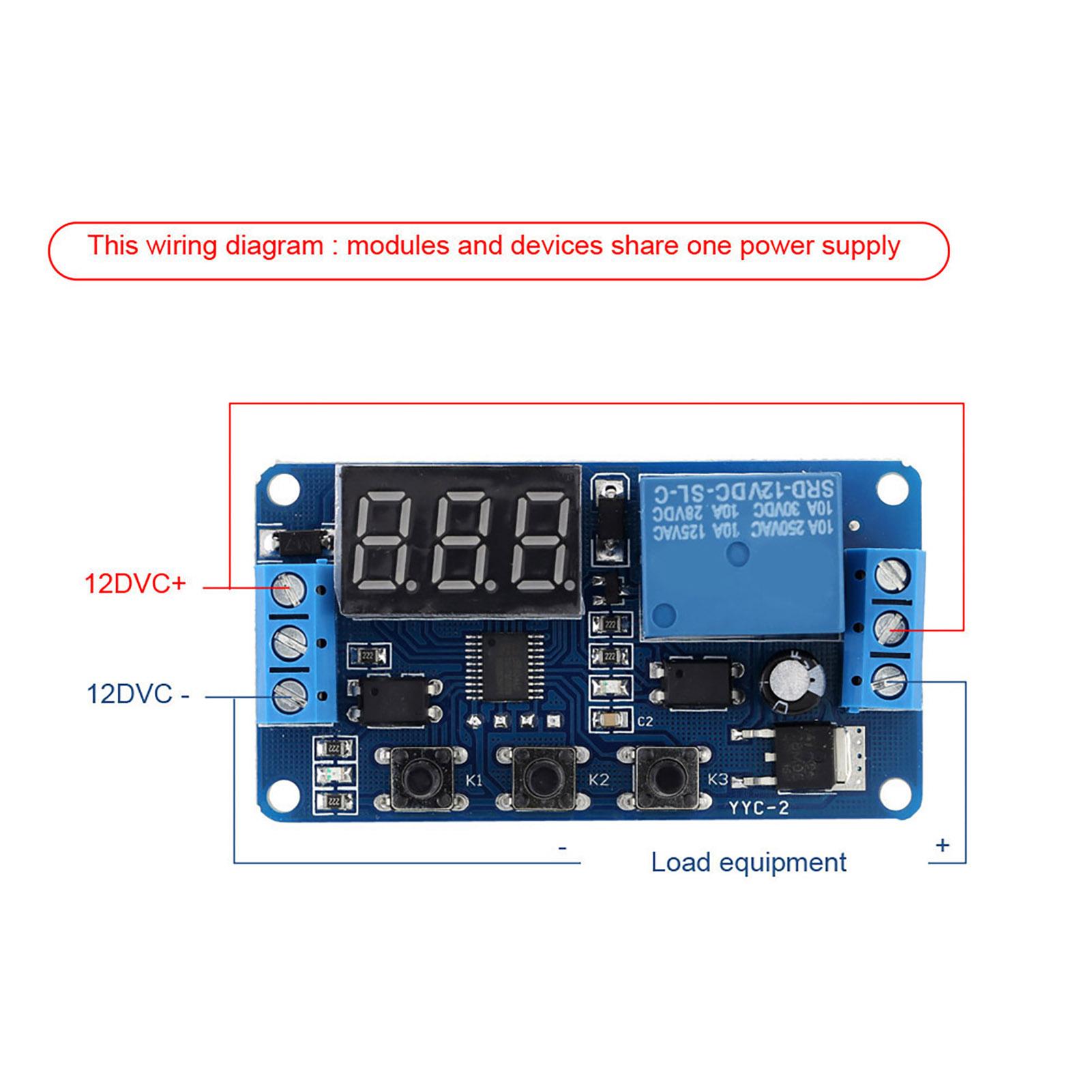 12В Світлодіодний Автоматичний Таймер Затримки Вмикання/Вимикання Модуль Реле з Корпусом
12В Світлодіодний Автоматичний Таймер Затримки Вмикання/Вимикання Модуль Реле з Корпусом