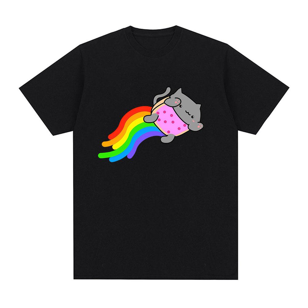 Nyan Cat Funny Meme Rainbow T-shirt Men Women Clothing Fashion Kawaii T-shirts Harajuku Cotton Short Sleeves T Shirts Streetwear 5XL різнокольоровий
Nyan Cat Funny Meme Rainbow T-shirt Men Women Clothing Fashion Kawaii T-shirts Harajuku Cotton Short Sleeves T Shirts Streetwear 5XL різнокольоровий
