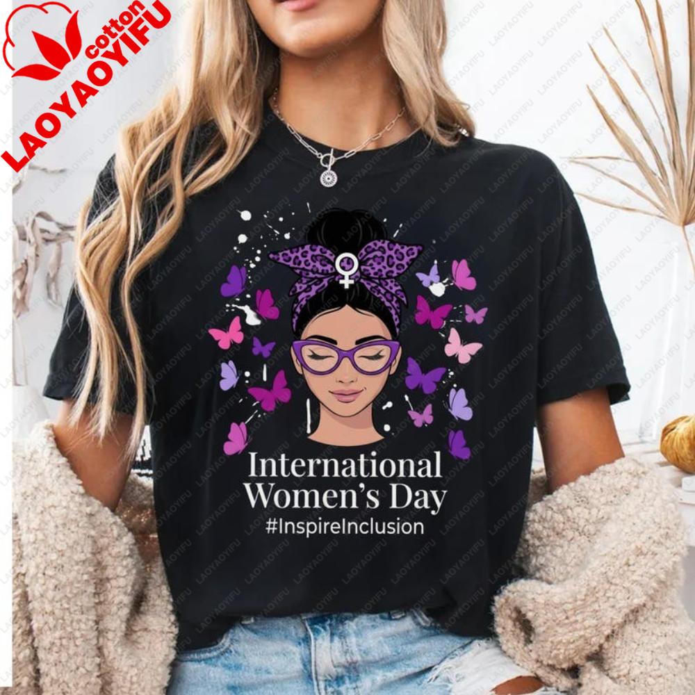 2026 International Womens Day Gift TShirt Butterfly Empowered Women Shirt Feminist Graphic Tee Girl Power Tshirt Fashion Tops S
2026 International Womens Day Gift TShirt Butterfly Empowered Women Shirt Feminist Graphic Tee Girl Power Tshirt Fashion Tops S