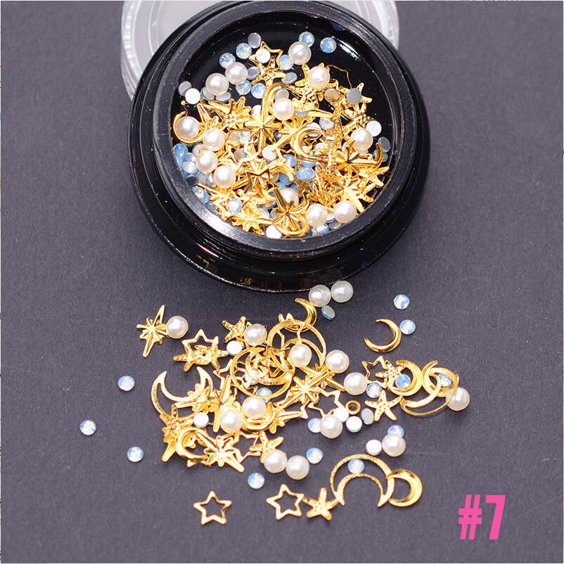 Микс золотые заклепки для ногтей Звезда Луна Жемчуг Стразы Дизайн Панк Ногти Ювелирные Изделия Серебро 3D Декор Для Ногтей 7
Микс золотые заклепки для ногтей Звезда Луна Жемчуг Стразы Дизайн Панк Ногти Ювелирные Изделия Серебро 3D Декор Для Ногтей 7