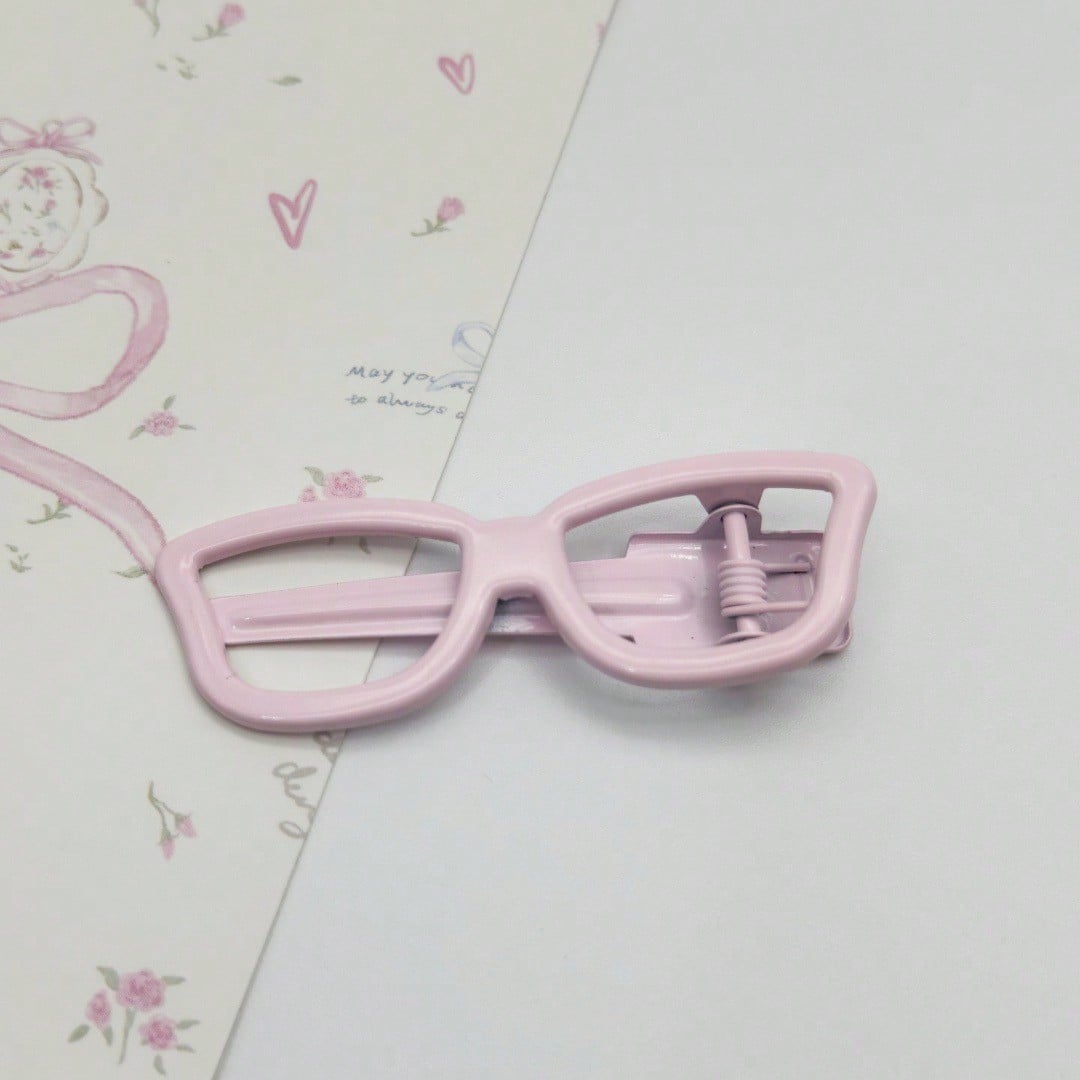 Fun Glasses Design Hairpins - Funny Duckbill Clips - 4pcs of Shiny Side Bangs Hair Accessories - Macaron Hairpins рожевий
Fun Glasses Design Hairpins - Funny Duckbill Clips - 4pcs of Shiny Side Bangs Hair Accessories - Macaron Hairpins рожевий