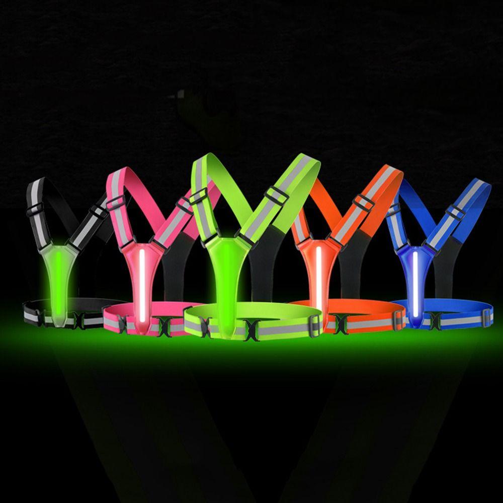 Adjustable Waist/Shoulder LED Reflective Vest USB Rechargeable Night Running Light Up Vest Cycling зелений
Adjustable Waist/Shoulder LED Reflective Vest USB Rechargeable Night Running Light Up Vest Cycling зелений