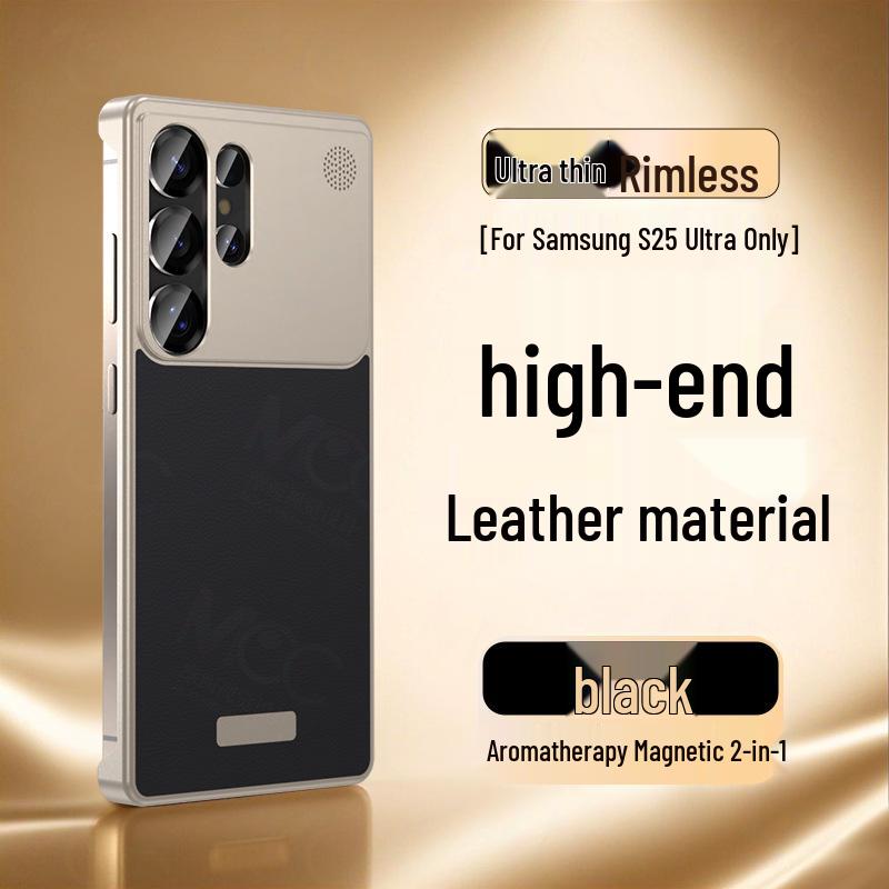 Leather Aroma Magnetic S26 Ultra Phone Case with Borderless Drop Protection S24Ultra
Leather Aroma Magnetic S26 Ultra Phone Case with Borderless Drop Protection S24Ultra