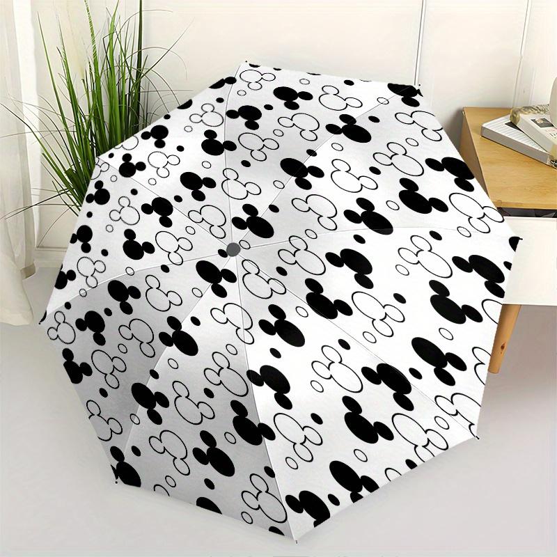 Mickey Mouse Pattern Automatic Folding Umbrella - Simple 8-Rib Design, Bright Cartoon Pattern, Durable Iron Frame, Suitable For Travel, Outd
Mickey Mouse Pattern Automatic Folding Umbrella - Simple 8-Rib Design, Bright Cartoon Pattern, Durable Iron Frame, Suitable For Travel, Outd