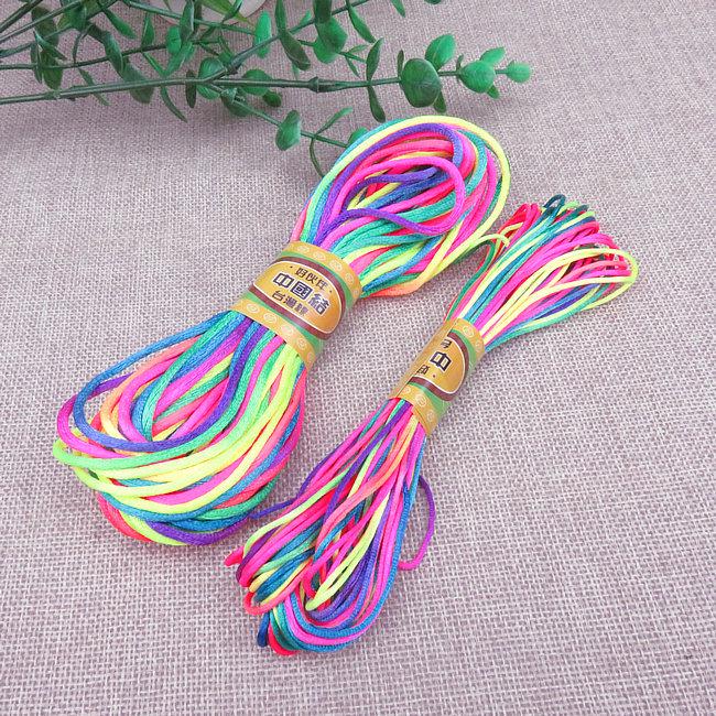 Five-Color and Seven-Color Nylon Korean Silk Cord for DIY Chinese Knot and Bracelet Weaving Colorful
Five-Color and Seven-Color Nylon Korean Silk Cord for DIY Chinese Knot and Bracelet Weaving Colorful