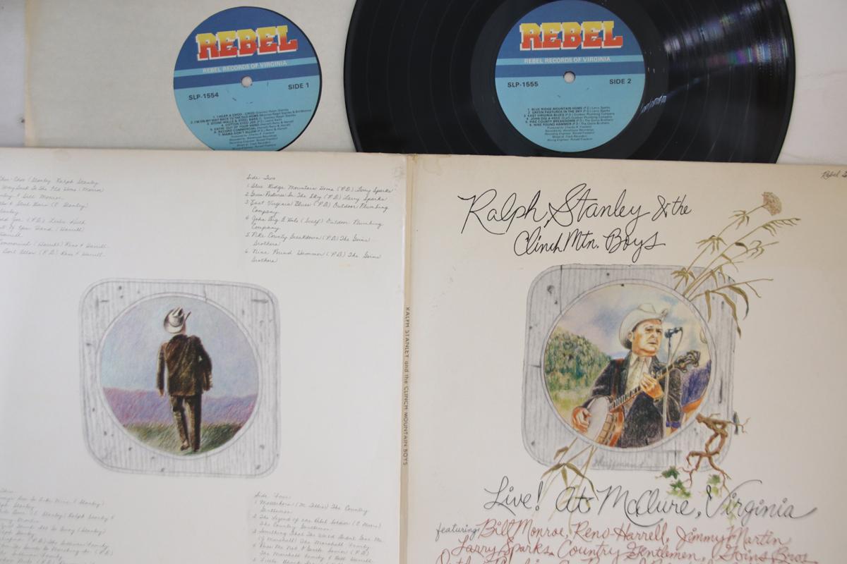 LP Record RALPH STANLEY, CLINCH MOUNTAIN BOYS - Live! At Mcclure, Virginia SLP155455 REBEL 1976 US Country Used
LP Record RALPH STANLEY, CLINCH MOUNTAIN BOYS - Live! At Mcclure, Virginia SLP155455 REBEL 1976 US Country Used