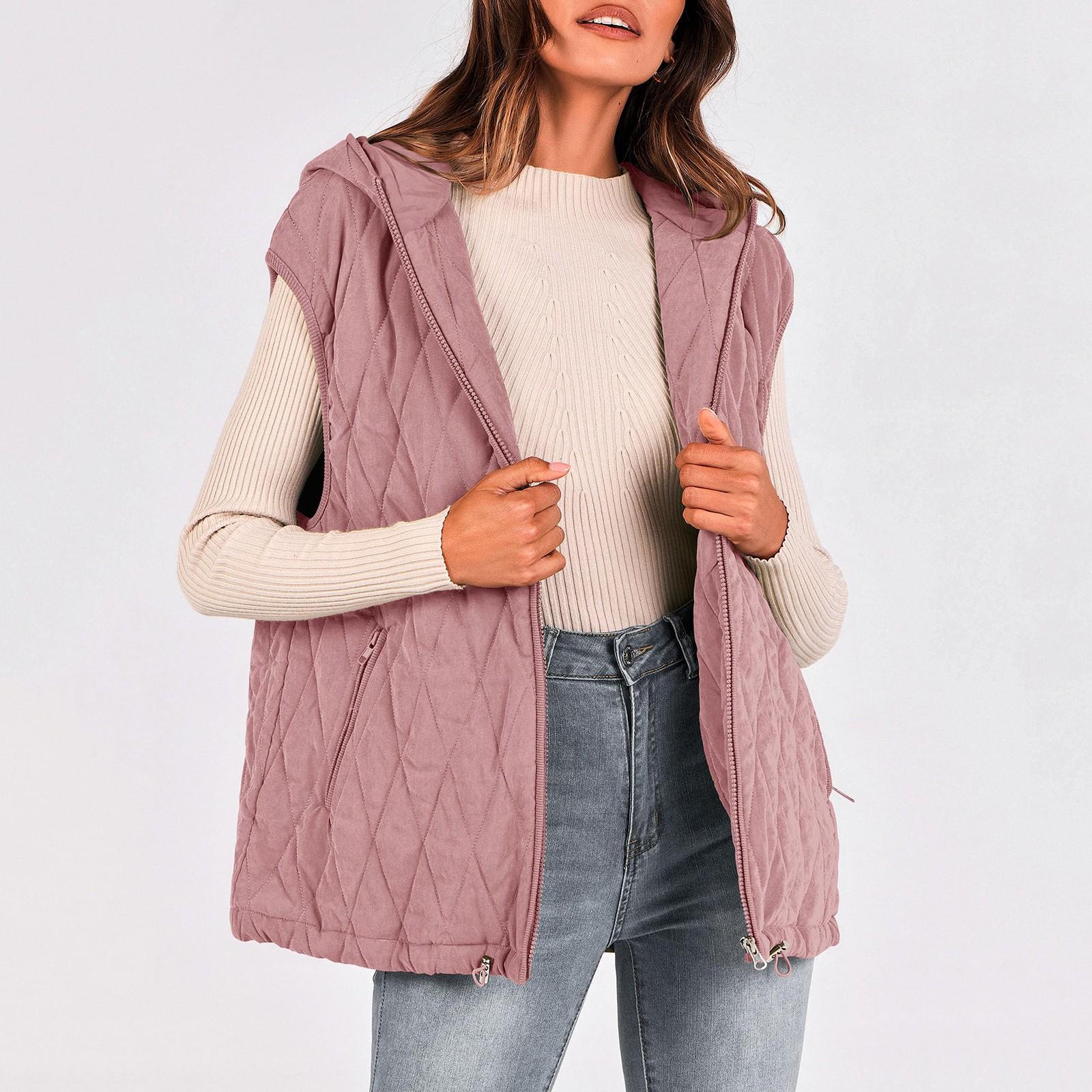 Женская зимняя майка без рукавов, легкая, с воротником-стойкой, на молнии, однотонная стеганая жилетка XXL розовый
Женская зимняя майка без рукавов, легкая, с воротником-стойкой, на молнии, однотонная стеганая жилетка XXL розовый