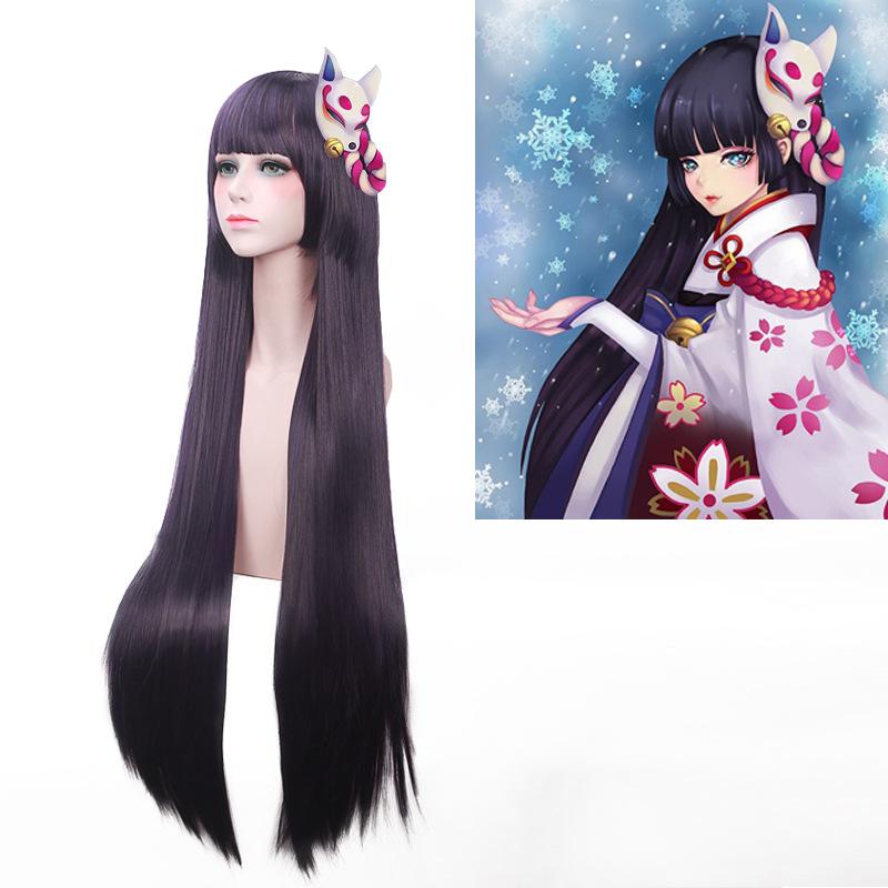 Аниме 100 см Onmyoji длинные прямые парики для косплея с челкой волосы костюм на Хэллоуин вечерние парики для женщин 100CM фиолетовый
Аниме 100 см Onmyoji длинные прямые парики для косплея с челкой волосы костюм на Хэллоуин вечерние парики для женщин 100CM фиолетовый