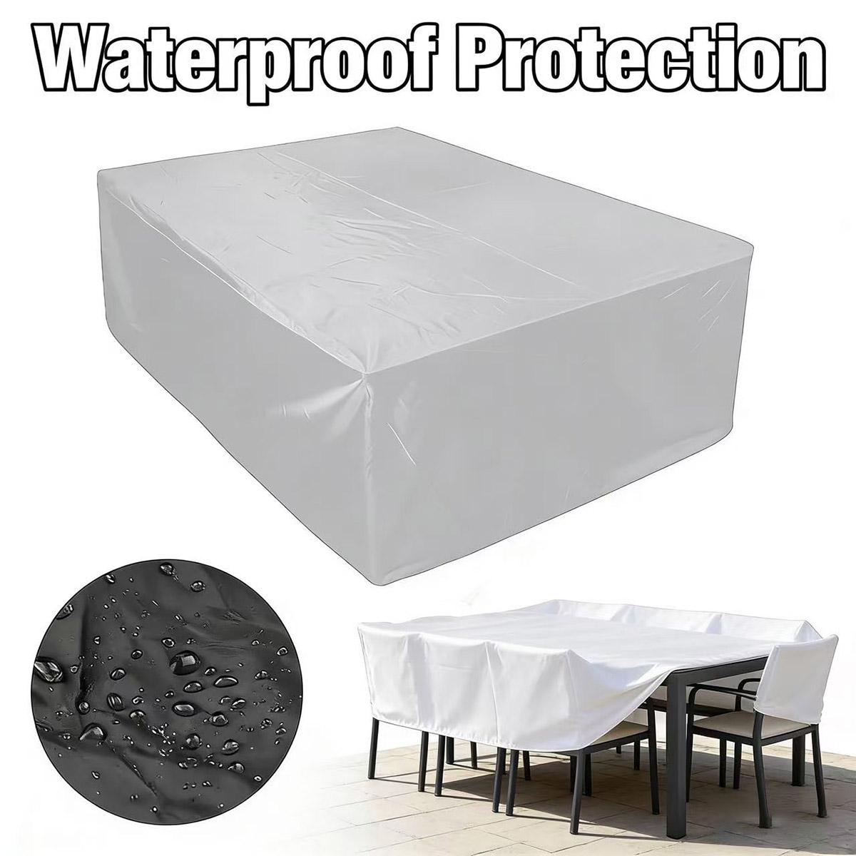 219 Sizes of Patio Furniture Covers, Table and Chair Covers, Waterproof, Dustproof, UV-proof 210D Oxford Cloth Protective Cover 70X70X70cm срібний
219 Sizes of Patio Furniture Covers, Table and Chair Covers, Waterproof, Dustproof, UV-proof 210D Oxford Cloth Protective Cover 70X70X70cm срібний