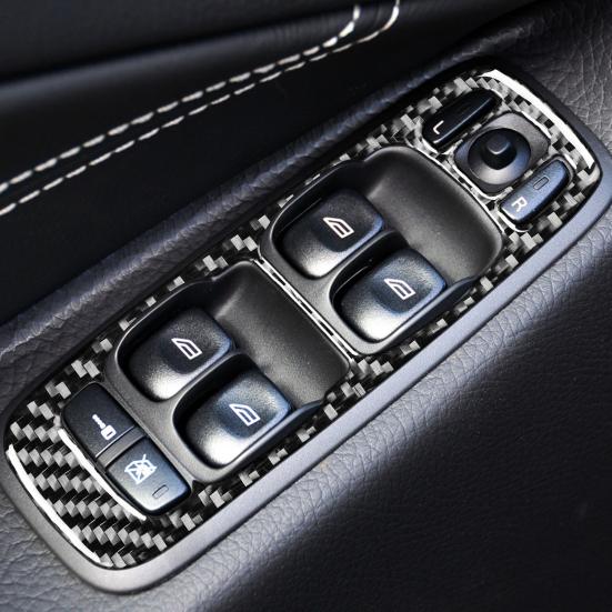 4 шт./компл., кнопка переключателя из углеродного волокна, износостойкая крышка, накладка на оконную панель для Volvo XC90 
4 шт./компл., кнопка переключателя из углеродного волокна, износостойкая крышка, накладка на оконную панель для Volvo XC90