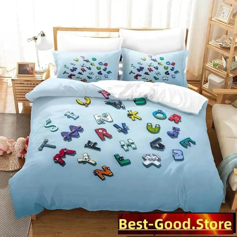 Comforter Cartoon Alphabet Lore A-Z Bedding Set Printed Bed Set With Bed Soft Single Double Queen Super King Size Comforter (quilt)-EU Single(135*200cm)3pcs
Comforter Cartoon Alphabet Lore A-Z Bedding Set Printed Bed Set With Bed Soft Single Double Queen Super King Size Comforter (quilt)-EU Single(135*200cm)3pcs
