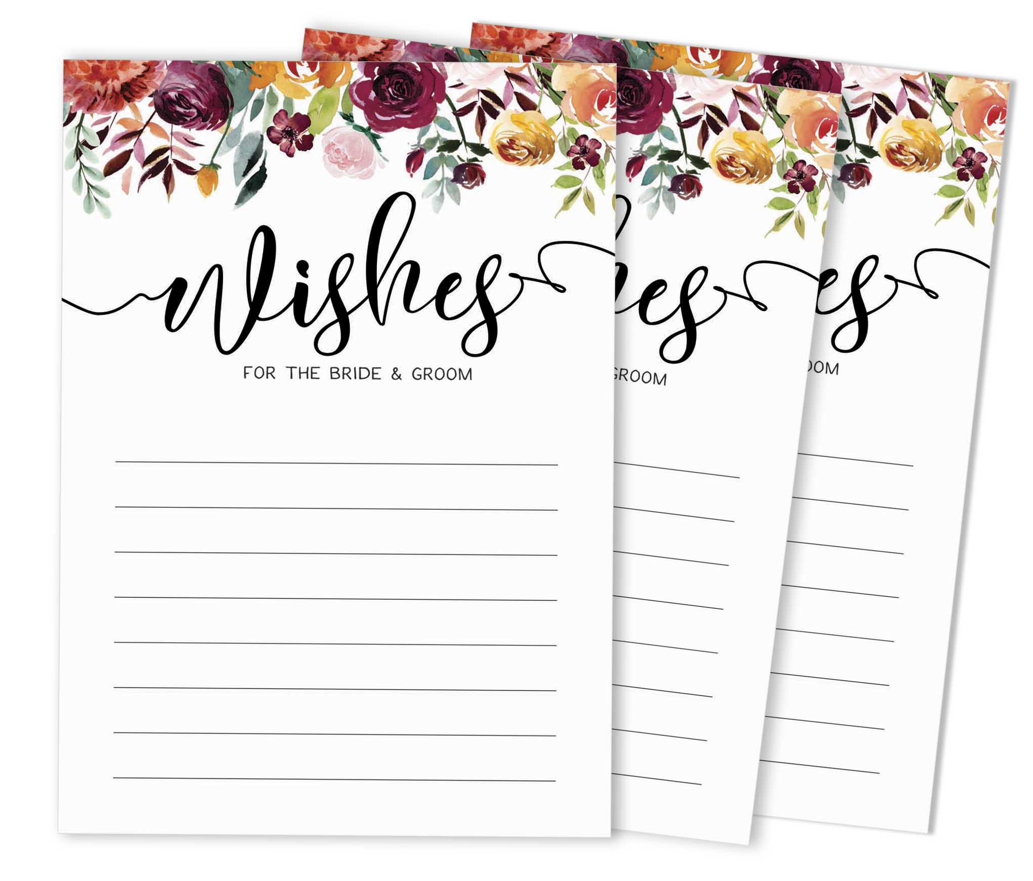 Inkdotpot Set Of 50 Wishes For The Bride & Groom, Mr and Mrs Advice Cards Classic Floral Wedding Décor, Guestbook Alternative 5x7 inches 5 x 7 Inches чёрный
Inkdotpot Set Of 50 Wishes For The Bride & Groom, Mr and Mrs Advice Cards Classic Floral Wedding Décor, Guestbook Alternative 5x7 inches 5 x 7 Inches чёрный