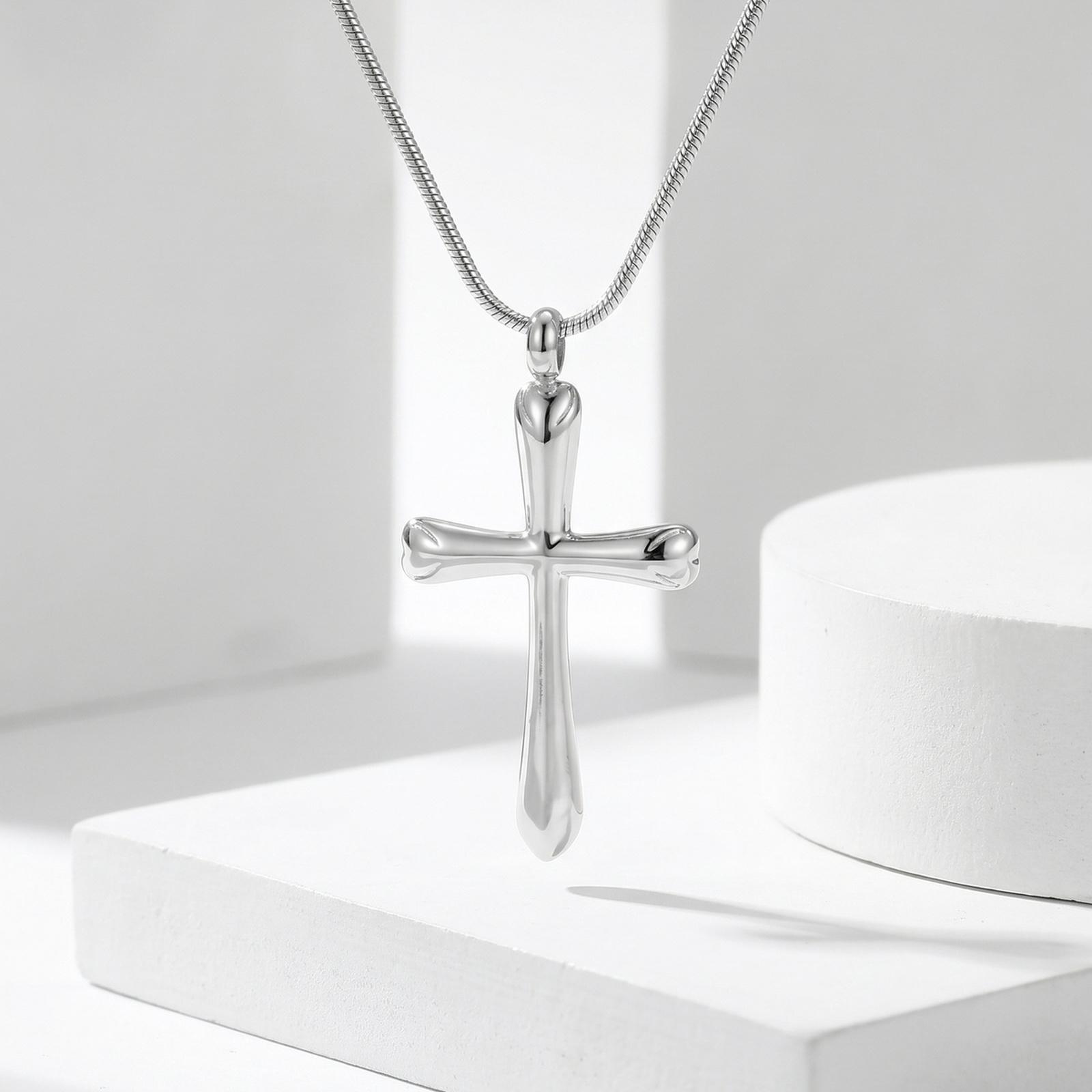 Stainless Steel Cross Pendent Necklace for Women,Round Snake Chain Necklaces,Minimalist Religion Clavicle Jewelry Gifts
Stainless Steel Cross Pendent Necklace for Women,Round Snake Chain Necklaces,Minimalist Religion Clavicle Jewelry Gifts