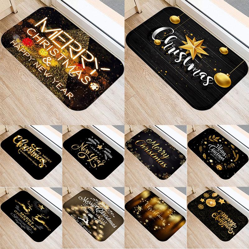 Black Golden Christmas Letter Decoration Kitchen Door Mats 40x60cm Velvet Carpet Doormat Indoor Floor Bathroom Anti-Slip Rug
Black Golden Christmas Letter Decoration Kitchen Door Mats 40x60cm Velvet Carpet Doormat Indoor Floor Bathroom Anti-Slip Rug