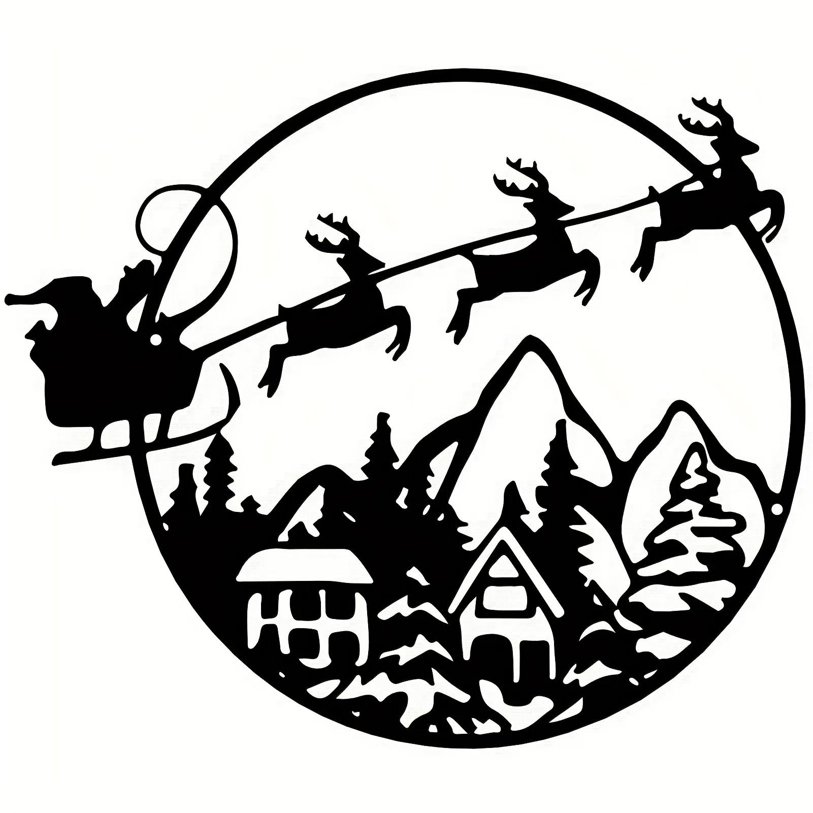 Металлическая настенная живопись на оленьих санях Санта-Клауса, праздничный рождественский декор и подарок, идеально подходит для спальни, гостиной, кухни и офиса светло-серый
Металлическая настенная живопись на оленьих санях Санта-Клауса, праздничный рождественский декор и подарок, идеально подходит для спальни, гостиной, кухни и офиса светло-серый