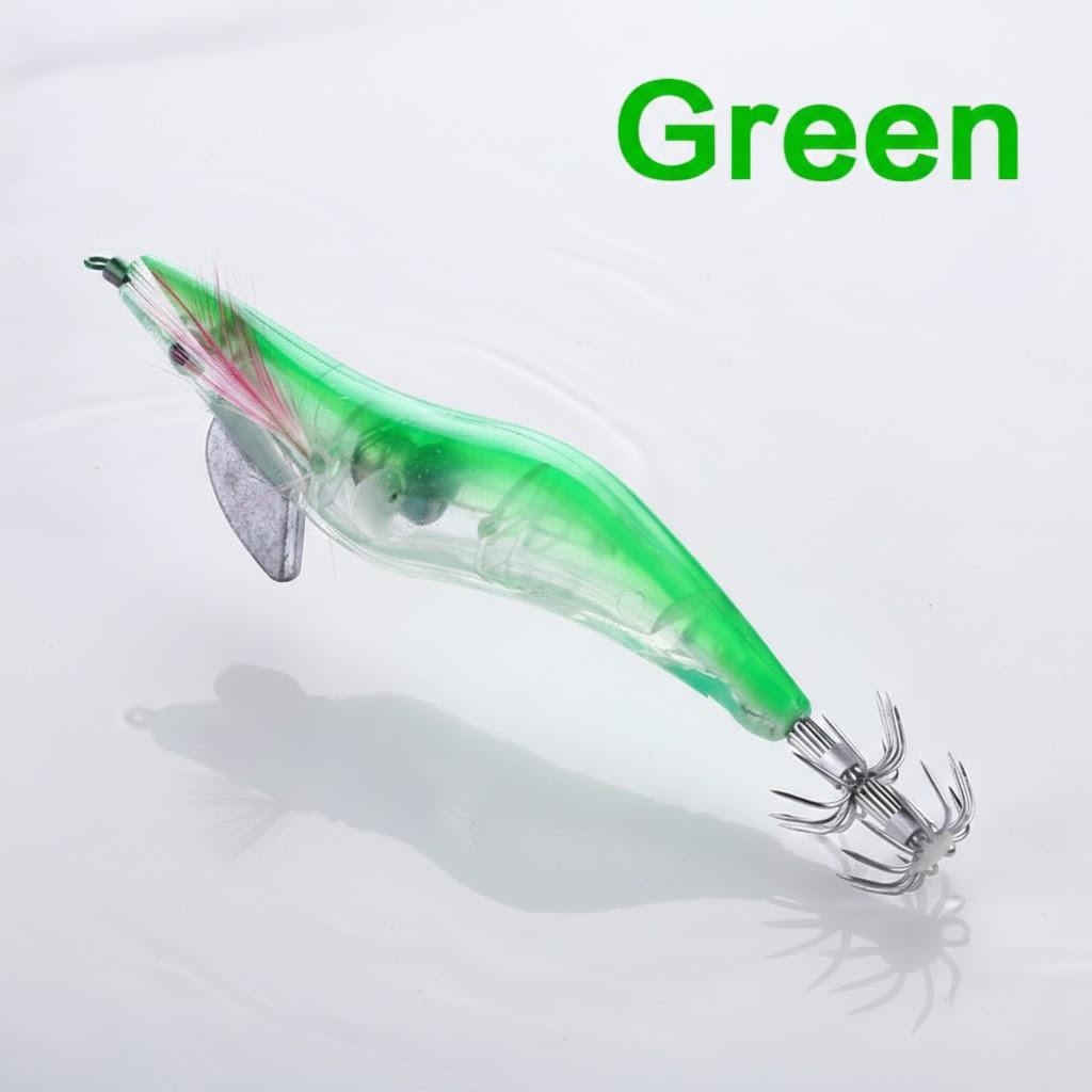 High Quality Flashing LED Light Squid Jig Hook Artificial Fishing Lures Octopus Cuttlefish Shrimp Hard Bait зелёный
High Quality Flashing LED Light Squid Jig Hook Artificial Fishing Lures Octopus Cuttlefish Shrimp Hard Bait зелёный