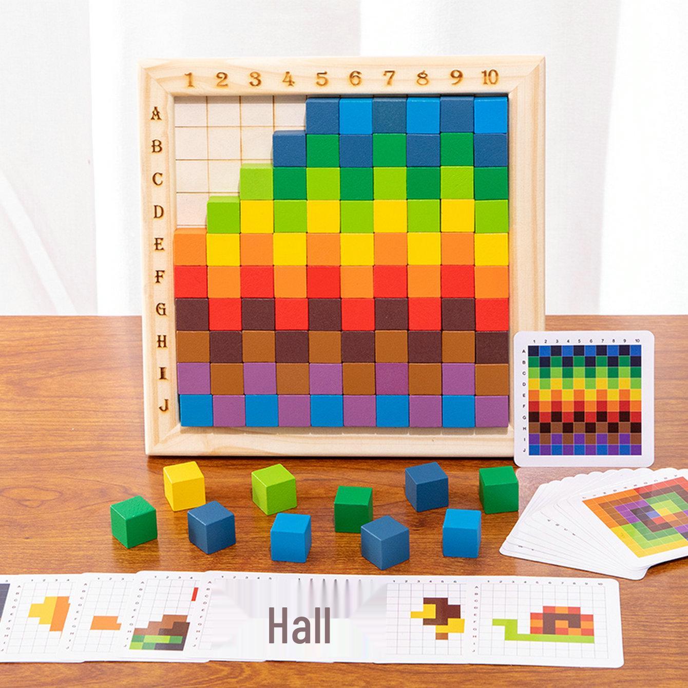 Children s Math Learning Colored Cube Building Blocks - Wooden Educational Puzzle Toys
Children s Math Learning Colored Cube Building Blocks - Wooden Educational Puzzle Toys