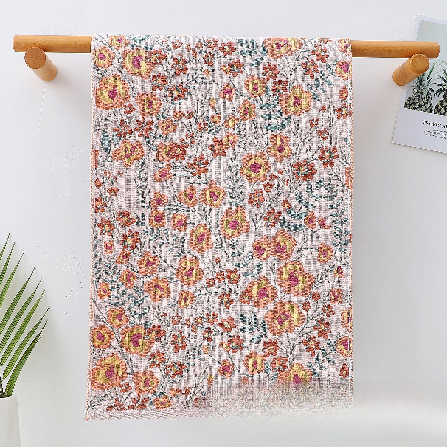 New Four-layer Gauze Household Towels Comes with 2 Hooks Thickened Face Towels Soft Absorbent Quick-drying 36*74cm
New Four-layer Gauze Household Towels Comes with 2 Hooks Thickened Face Towels Soft Absorbent Quick-drying 36*74cm