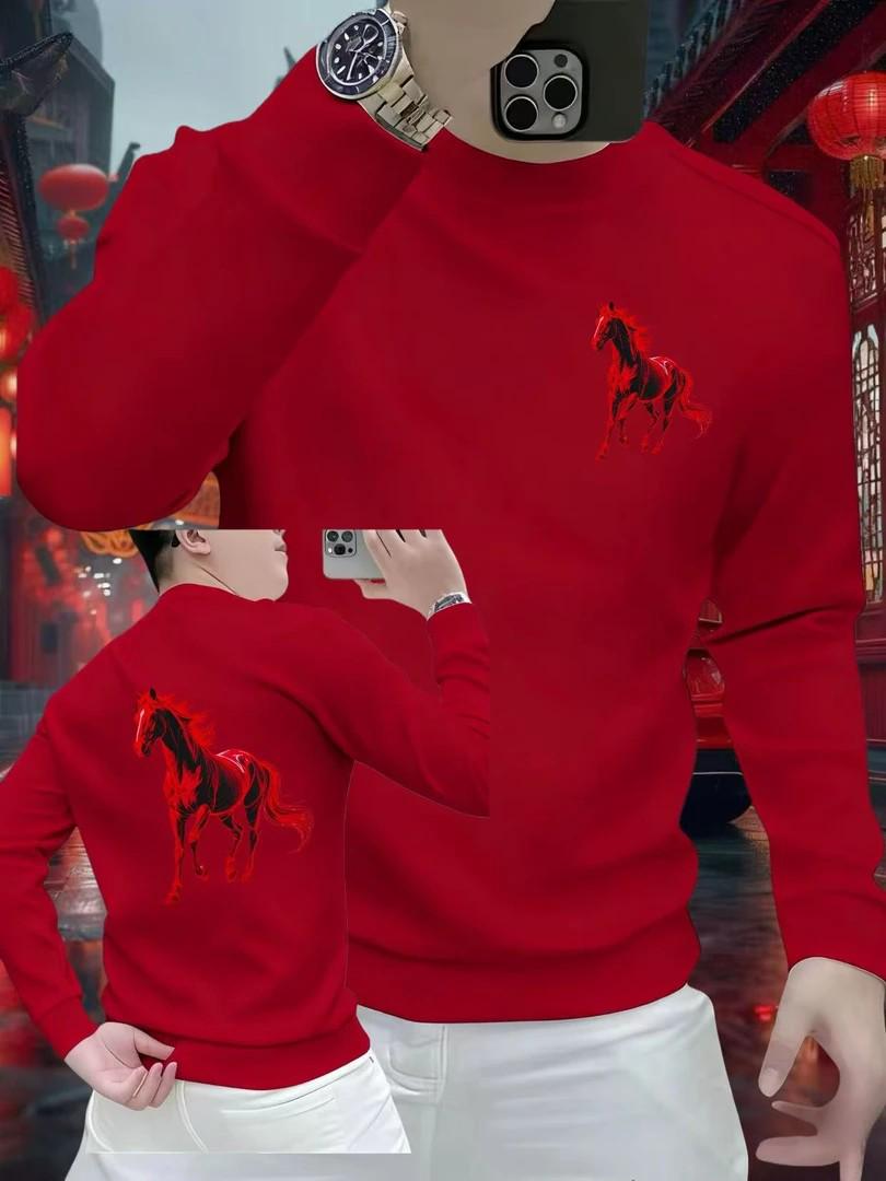 Year of the Horse Men s Slim Fit Printed Hoodie - Anti-Cold Autumn/Winter Crew Neck 4XL
Year of the Horse Men s Slim Fit Printed Hoodie - Anti-Cold Autumn/Winter Crew Neck 4XL