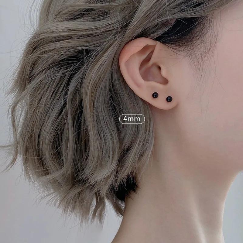 4mm 6mm 8mm 14mm Black Round Ball Imitation Pearl Stud Earring for Women Simple Temperament Ear Zircon Christmas Day Girl
4mm 6mm 8mm 14mm Black Round Ball Imitation Pearl Stud Earring for Women Simple Temperament Ear Zircon Christmas Day Girl
