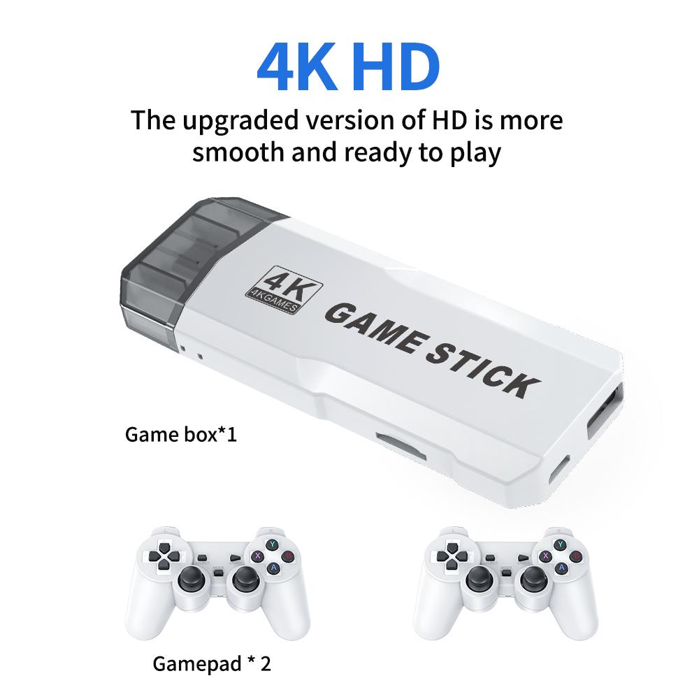 M2 128G Built-In 30000 Games 4K HD TV Game Stick with Double Player 2.4G Wireless Controller A
M2 128G Built-In 30000 Games 4K HD TV Game Stick with Double Player 2.4G Wireless Controller A