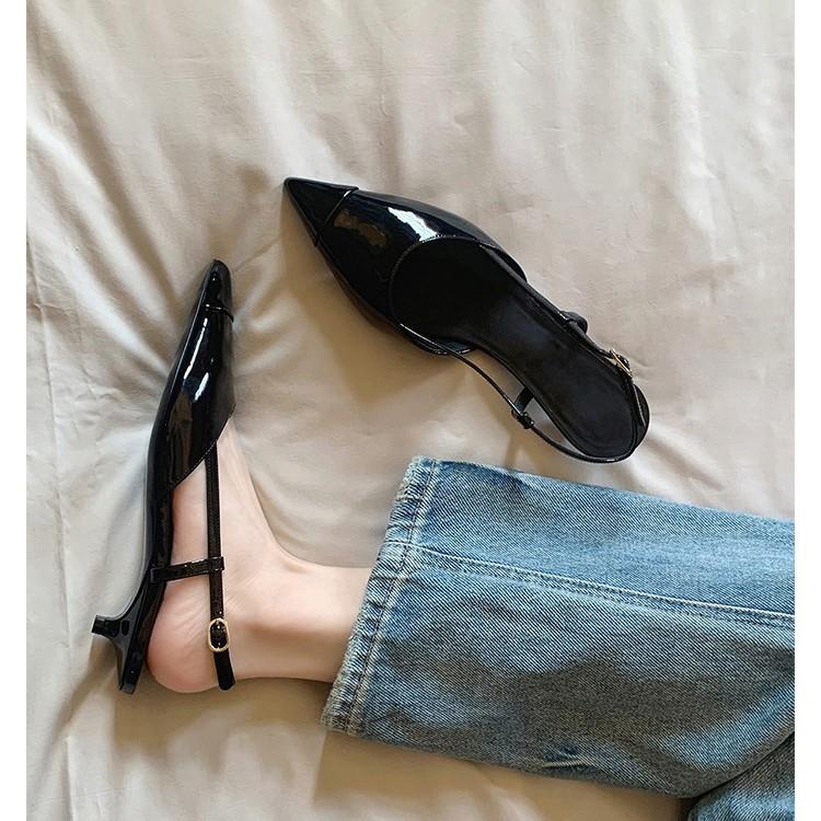 Sheepskin version~ Beautiful leather pointed high heel sandals women s summer high heels cat heel sandals small sandals 35
Sheepskin version~ Beautiful leather pointed high heel sandals women s summer high heels cat heel sandals small sandals 35