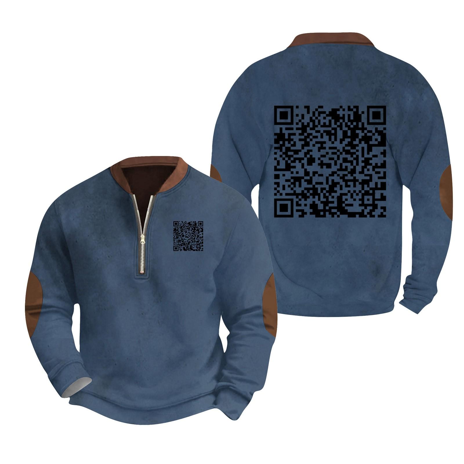 Мужская модная повседневная толстовка с капюшоном, свободным длинным рукавом и воротником-молнией с забавным принтом XL
Мужская модная повседневная толстовка с капюшоном, свободным длинным рукавом и воротником-молнией с забавным принтом XL