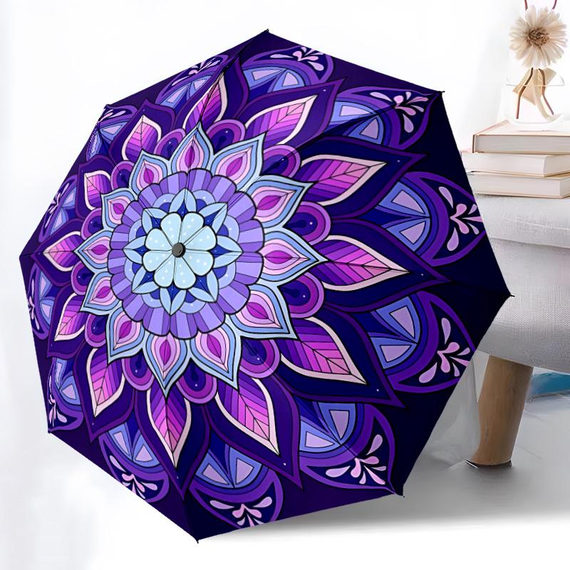 1pc Mandala Pattern, Purple Decor Automatic Folding Umbrella Durable Iron Frame,All Seasons Home Travel Outdoor Multifunctional Umbrella yy251115198
1pc Mandala Pattern, Purple Decor Automatic Folding Umbrella Durable Iron Frame,All Seasons Home Travel Outdoor Multifunctional Umbrella yy251115198