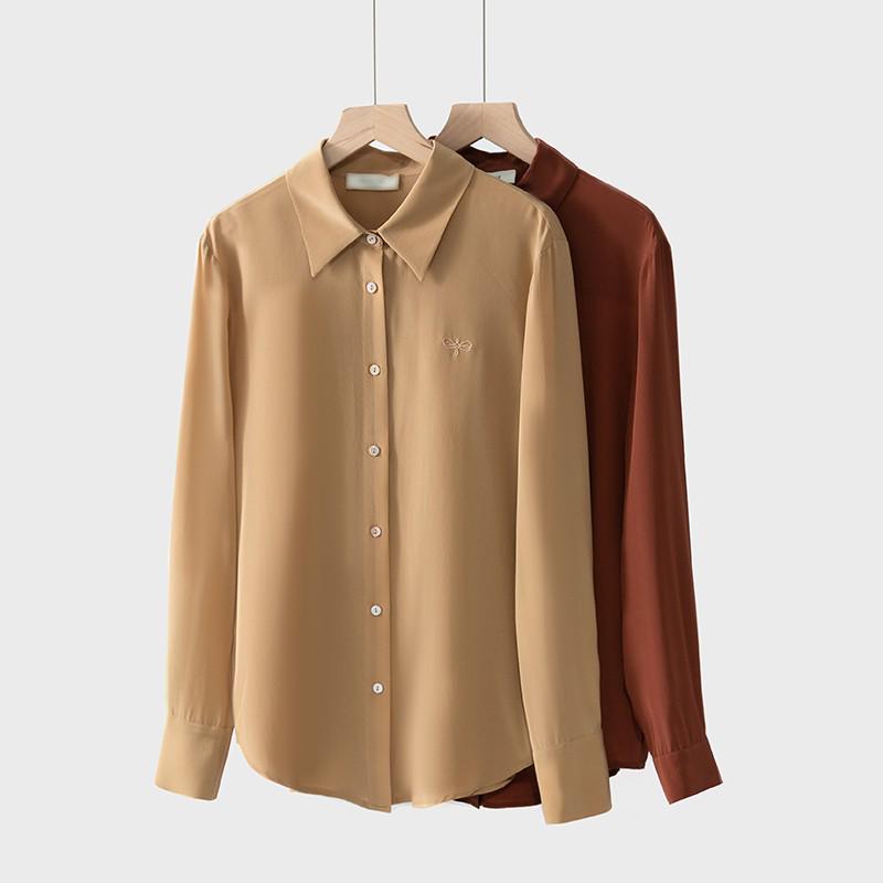 Women s Heavy Embroidered Long-Sleeve Silk Shirt - 100% Mulberry Silk, 2025 Spring Collection M
Women s Heavy Embroidered Long-Sleeve Silk Shirt - 100% Mulberry Silk, 2025 Spring Collection M