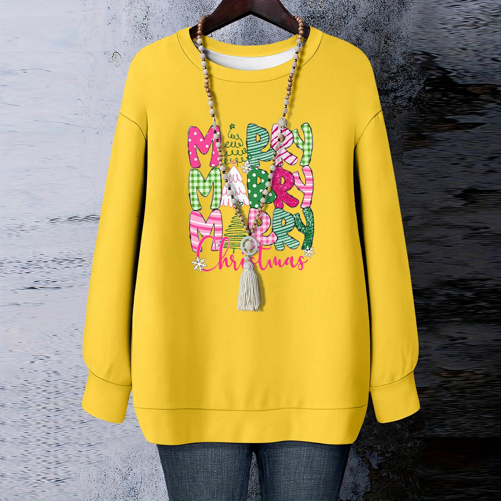 Женская рождественская футболка с круглым вырезом и длинными рукавами XL жёлтый
Женская рождественская футболка с круглым вырезом и длинными рукавами XL жёлтый