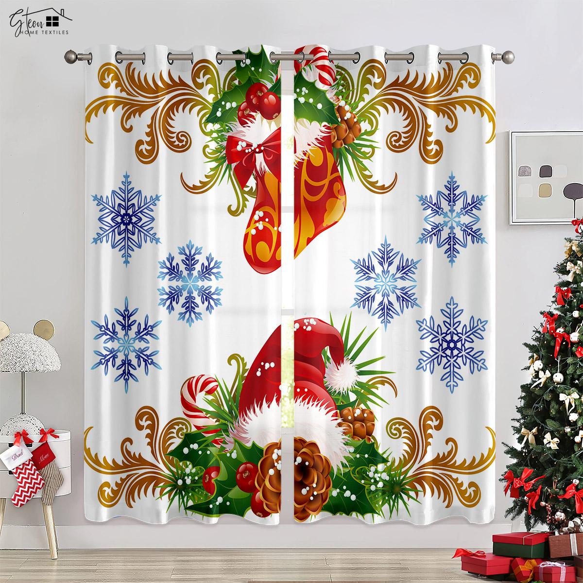 Christmas 3D Printed Curtain Christmas Tree Gift Family Room Bed Room Children s New Festival Atmosphere Decoration Window Curtains W50xH130(CM)x2PCS&Grommet Top
Christmas 3D Printed Curtain Christmas Tree Gift Family Room Bed Room Children s New Festival Atmosphere Decoration Window Curtains W50xH130(CM)x2PCS&Grommet Top
