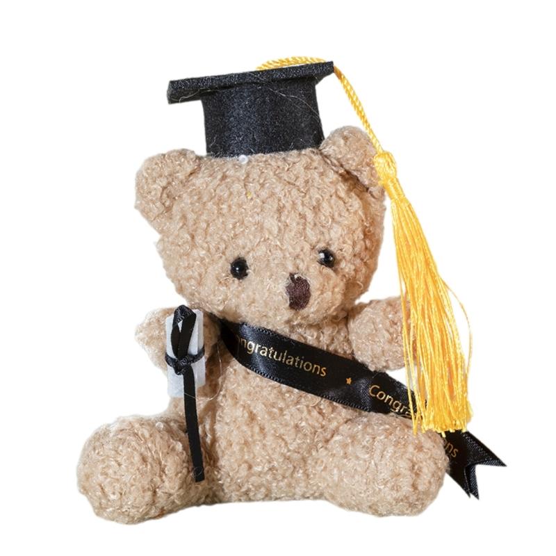 Plush Toy Stuffed Bear Graduate Student Souvenir Graduation Gift Bachelors Hat Graduation Hat Gift for Schools чорний
Plush Toy Stuffed Bear Graduate Student Souvenir Graduation Gift Bachelors Hat Graduation Hat Gift for Schools чорний