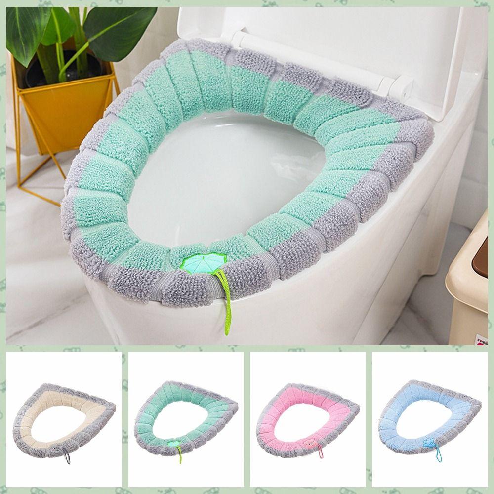 With Handle Knitted Toilet Seat Cushion Thicker Closestool Mat Washable Toilet Seat Cover Home
With Handle Knitted Toilet Seat Cushion Thicker Closestool Mat Washable Toilet Seat Cover Home