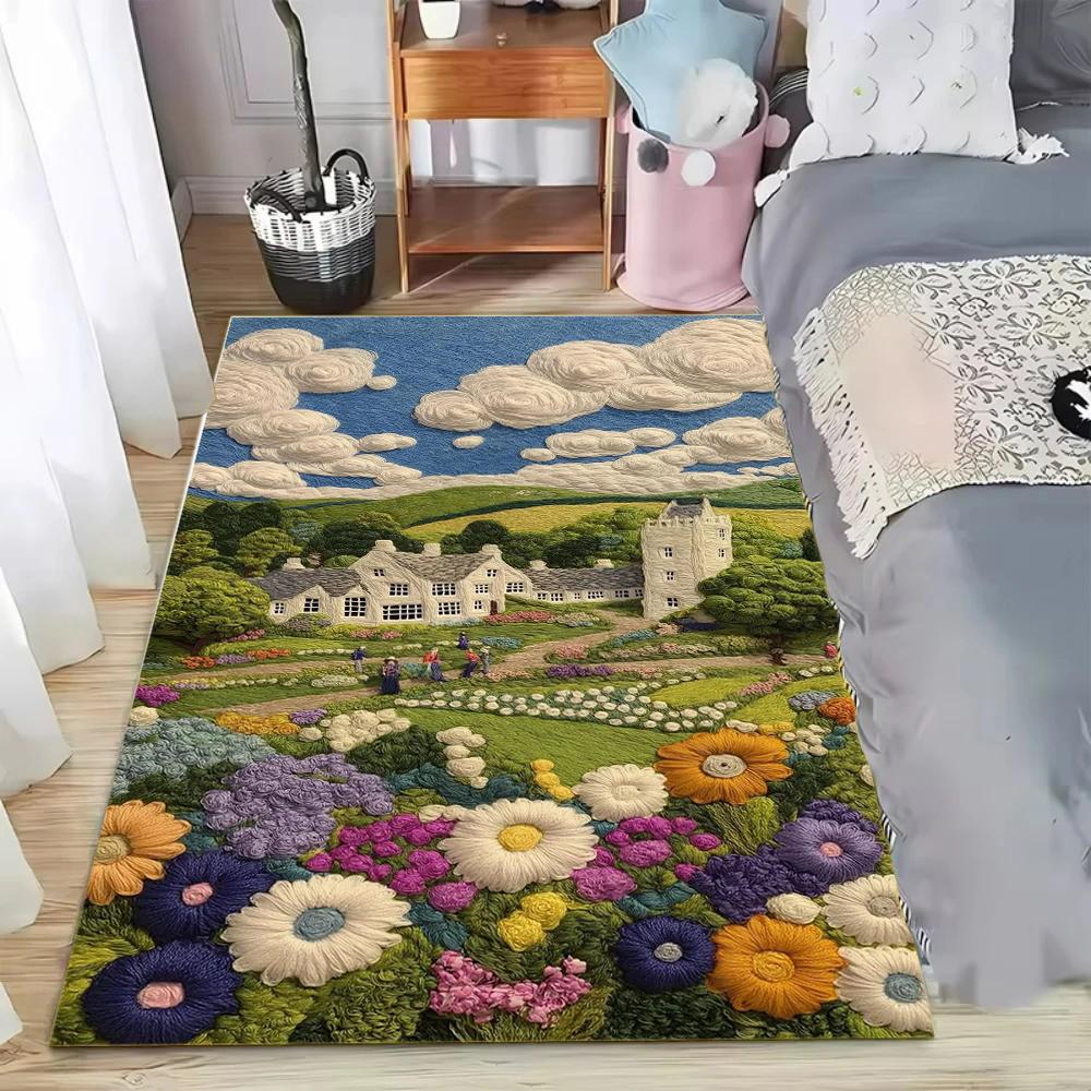 Cat Flower Field Area Rug Soft Absorbent Floor Mat Cute Animal Floral Print Home Decor Carpet for Living Room Bedroom Kids Room 40x60CM
Cat Flower Field Area Rug Soft Absorbent Floor Mat Cute Animal Floral Print Home Decor Carpet for Living Room Bedroom Kids Room 40x60CM