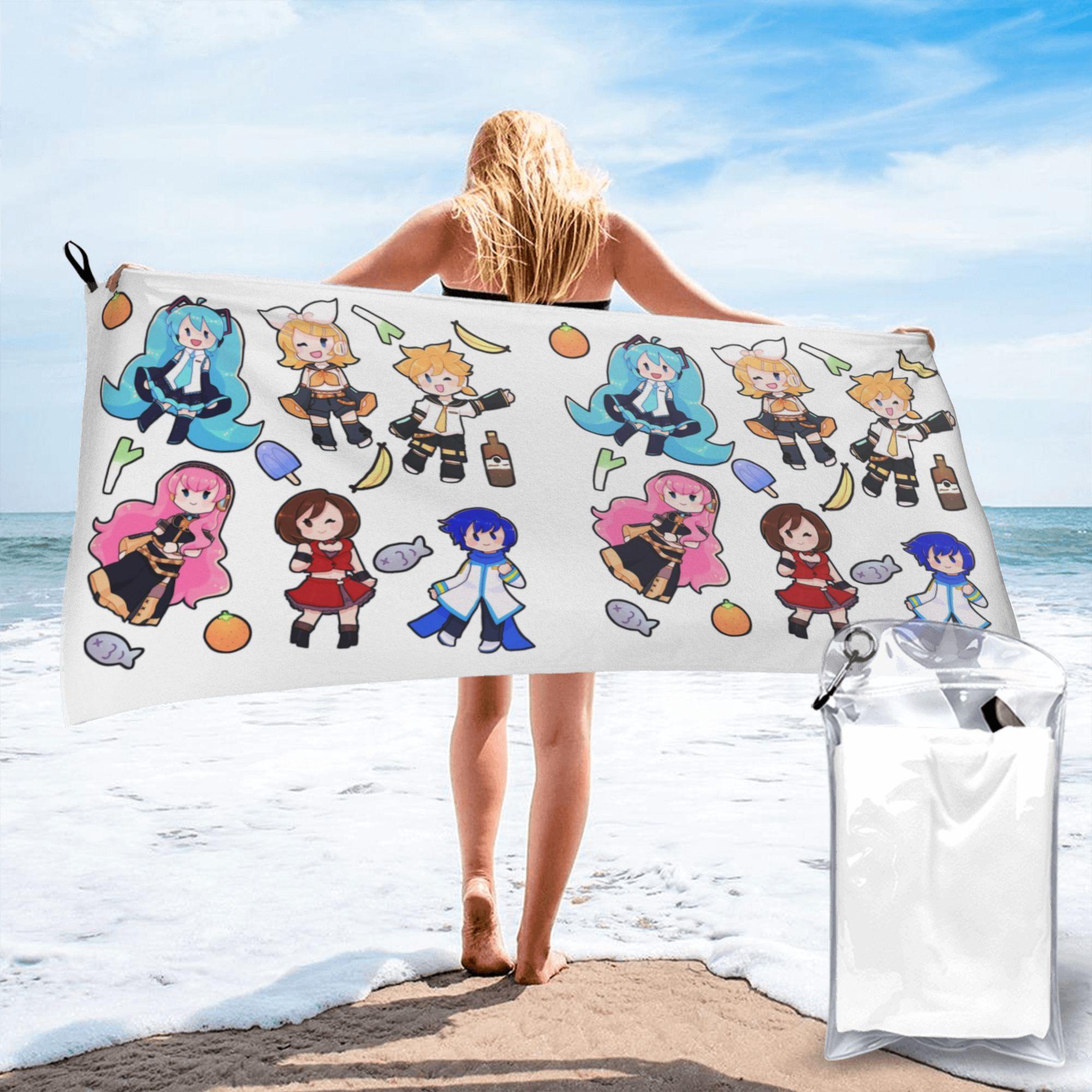 Vocaloid chibi chaos! Miku Beach Towel Soft Microfiber Quick Dry Absorbent Quick Towels For Bath W30*H60(CM)
Vocaloid chibi chaos! Miku Beach Towel Soft Microfiber Quick Dry Absorbent Quick Towels For Bath W30*H60(CM)