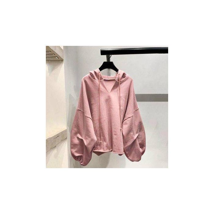 Женская толстовка с капюшоном и длинными рукавами в корейском стиле 2024 года - Универсальная, свободного кроя для весны и осени L розовый
Женская толстовка с капюшоном и длинными рукавами в корейском стиле 2024 года - Универсальная, свободного кроя для весны и осени L розовый