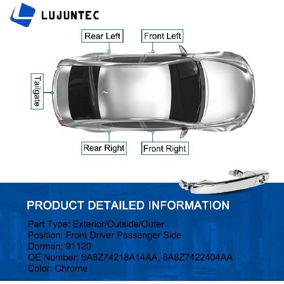 LUJUNTEC Exterior Front Driver Passenger Side Door Handle Replacement fit for 2007-2012 For Ford Edge Flex For Lincoln MKX Chrome
LUJUNTEC Exterior Front Driver Passenger Side Door Handle Replacement fit for 2007-2012 For Ford Edge Flex For Lincoln MKX Chrome