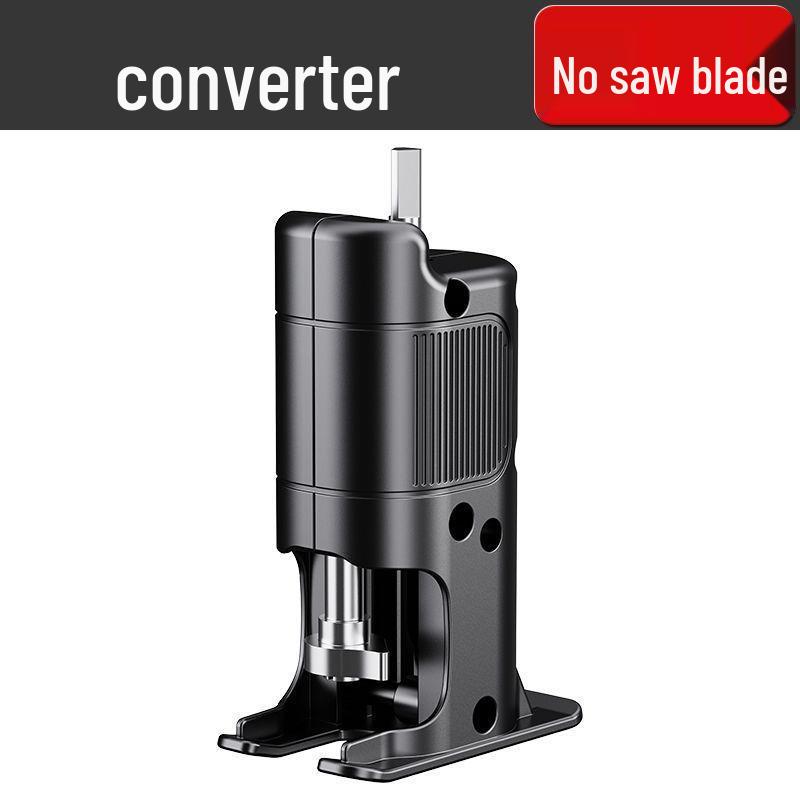 Multifunctional Electric Drill-to-Chainsaw Conversion Head: Compact Handheld Reciprocating Saw for Woodworking.
Multifunctional Electric Drill-to-Chainsaw Conversion Head: Compact Handheld Reciprocating Saw for Woodworking.