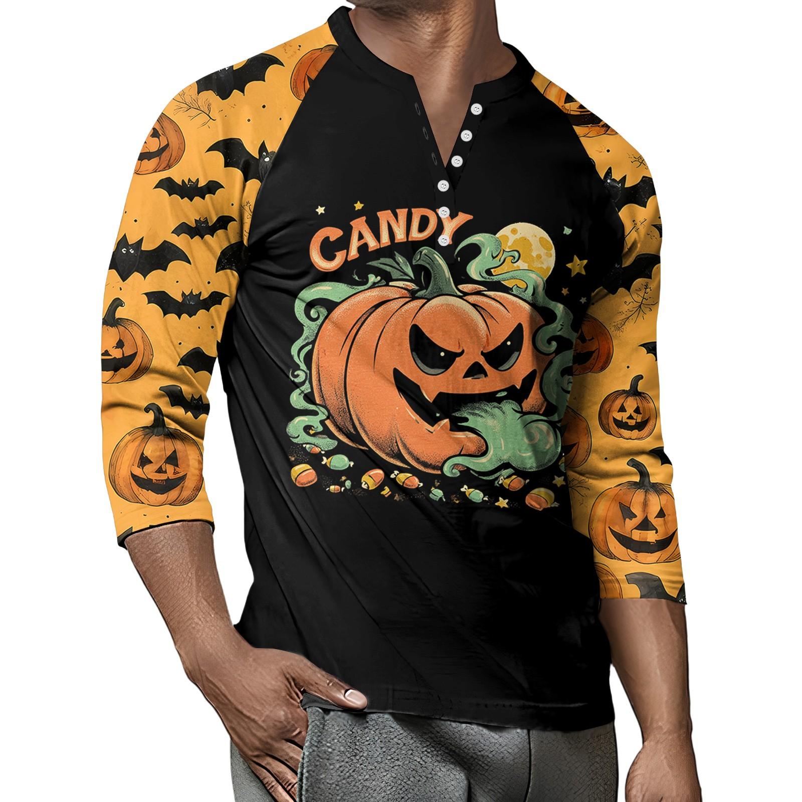 Men s Button-Down Contrast Raglan 3/4 Sleeve Top XL
Men s Button-Down Contrast Raglan 3/4 Sleeve Top XL